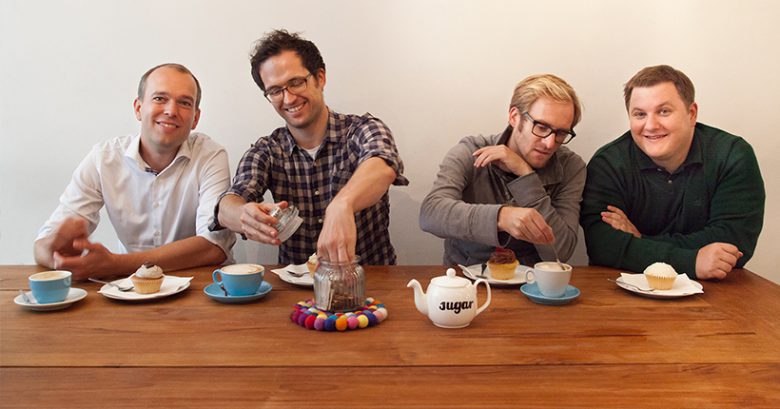 Das MySugr-Gründer-Team beim Frühstücken. © mySugr