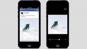 Nicht immer willkommen: Autoplay-Videos in der App. © Facebook