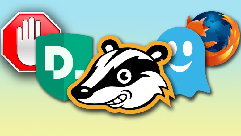 Sehen sich als Verteidiger der Privatsphäre: AdBlock, Disconnect, Privacy Badger, Ghostery und Firefox. © Hersteller