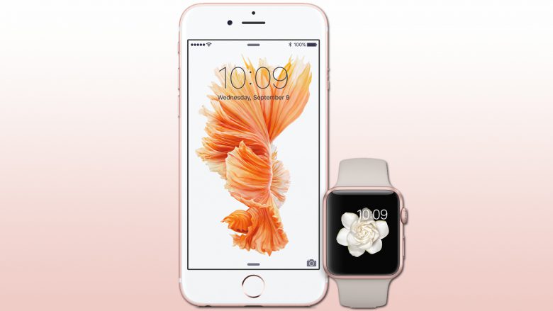 iPhone 6s und Apple Watch in Rosa, pardon, Roségold. © Apple