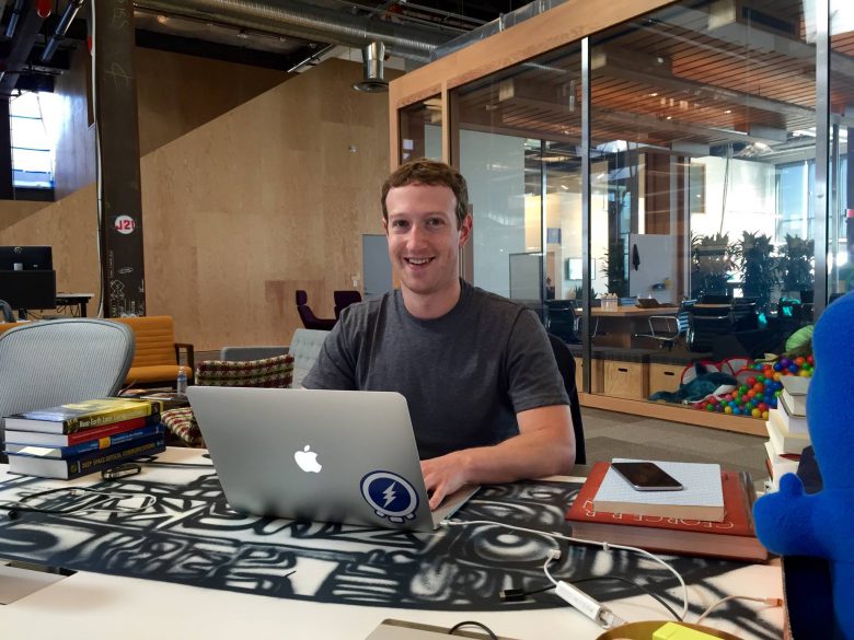 Mark Zuckerberg looking at - you.