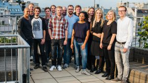 Über den Dächern Wiens: Das Team von Content Garden. © Content Garden