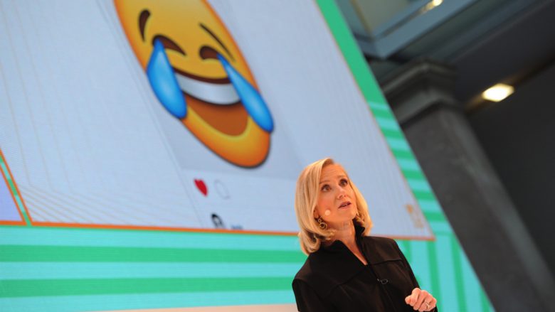 Marne Levine, COO bei Instagram, auf der Bühne der DLD. © Burda Media