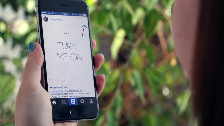 "Turn me on". Instagram-Nutzer wollen Follower auf Benachrichtigungen verweisen. © Jakob Steinschaden