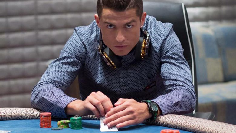 Pokerface Ronaldo. © Christiano Ronaldo/Facebook