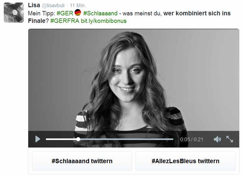 Twitter-Werbung