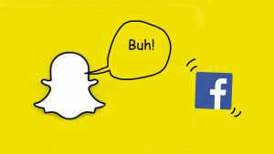 Buuh! © Snapchat, Facebook, Montage Lisa Weishäupl