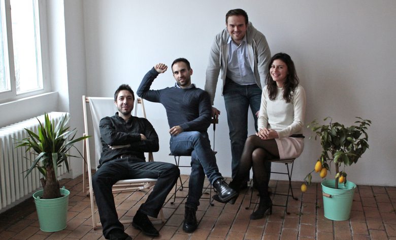 Das Zizoo-Team: Benito Gonzalez del Valle, Sinan Masovic, Ivan Miletic und Anna Banicevic © Francesco Lusa