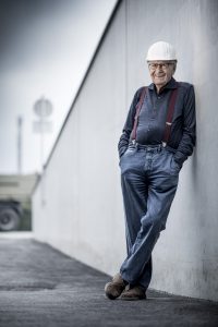 Unternehmerlegende Karl Schwarzl ist auch mit 88 noch für Start-ups aktiv © Schwarzl Flexbox / Christian Jungwirth