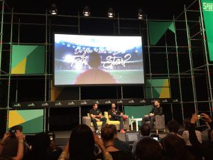 Der portugiesische Fußballstar Luis Figo darf beim Web Summit in Lissabon natürlich nicht fehlen