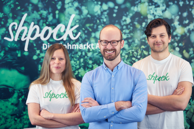 (v.l.n.r.) Co-Founder Katharina Klausberger, CEO Bernhard Baumann, Co-Founder Armin Strbac © Shpock