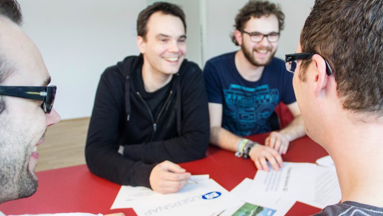 Das Usersnap-Team rund um die Gründer Florian Dorfbauer und Josef Trauner. © Usersnap