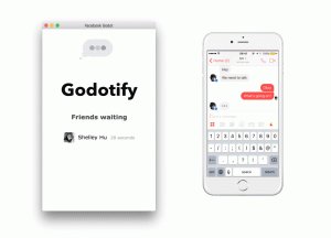 Godotify - eine Allegorie auf die permanente Erreichbarkeit in unserer wilden Zeit.