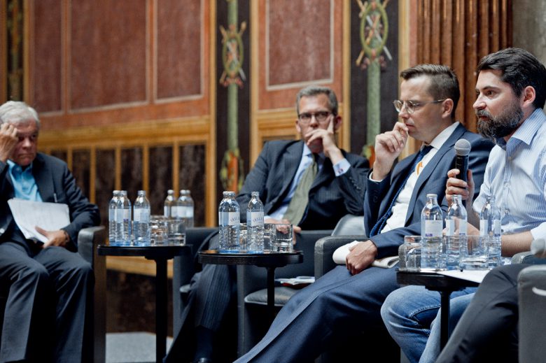 Im Parlament wurde gestern die Innovationskraft der Finanzwelt in Europa diskutiert. © Claudio Farkasch.