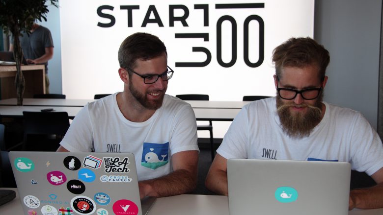 Philipp Holly und Manfred Strasser vom Startup Swell. © Jakob Steinschaden