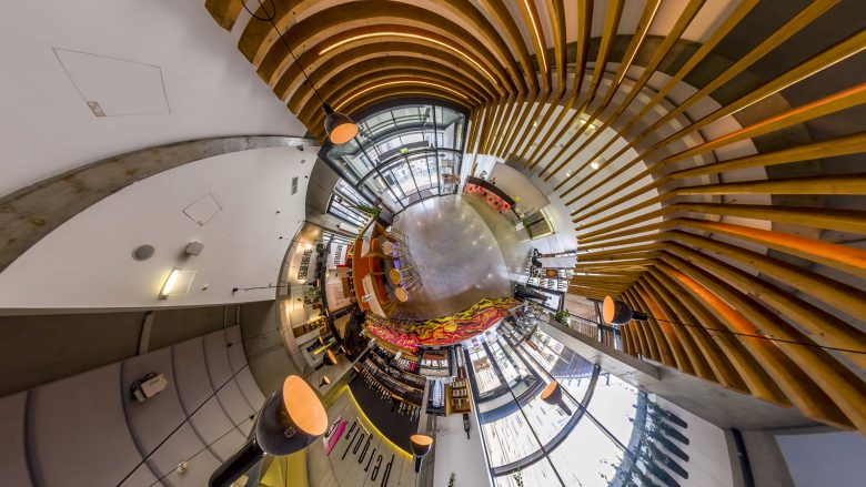 360-Grad-Ansichten im Hotel Zeitgeist Vienna. © Realonaut