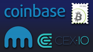 © Coinbase, Kraken, Bitstamp, Cex.io/Montage Trending Topics