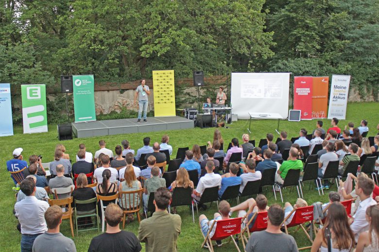 Rund 200 Gäste kamen zur Sommerausgabe des Startup Spritzer in Graz. © Ideentriebwerk Graz