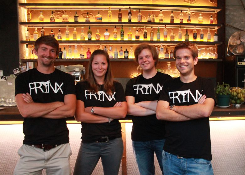 Das Frynx-Team: Christian Strobl (Co-Founder), Lisa Krapinger (Head of Business Development), Aaron Wedral (CTO), Peter Mühlbauer (Co-Founder). © Frynx