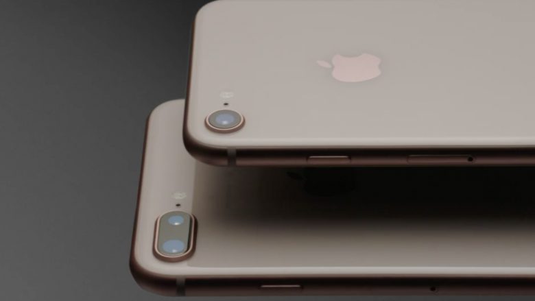 iPhone 8 und iPhone 8 Plus in Gold. © Apple