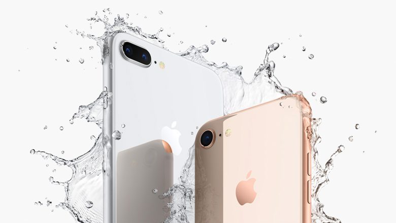 Das iPhone 8 ist spritzwasserfest. © Apple