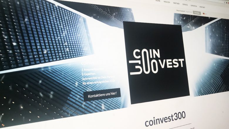 Startseite von Coinvest300.com. © Trending Topics