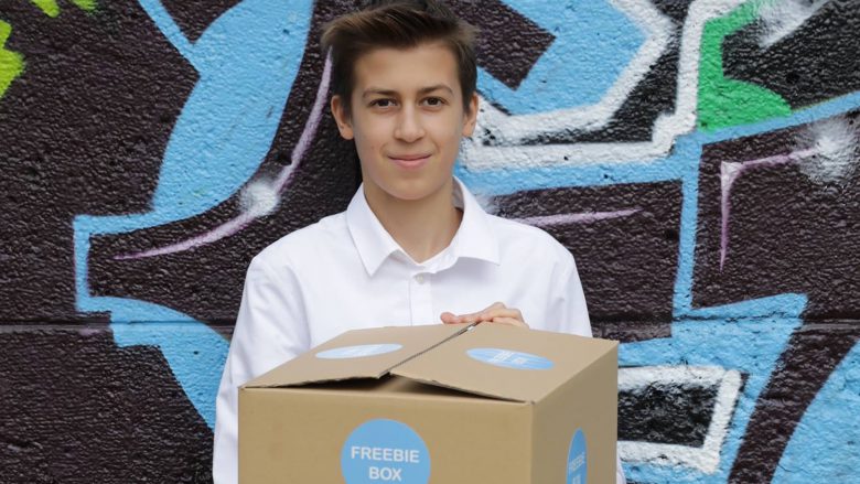 Moritz Lechner, Erfinder der Freebiebox. © Freebiebox