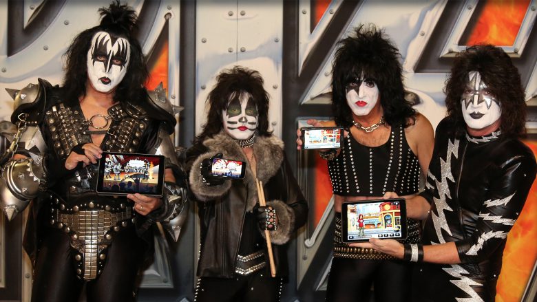 Kiss, eine der erfolgreichsten Rock-Gruppen des Planeten. © Sproing