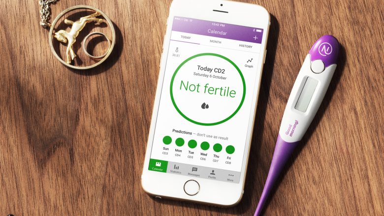App zeigt, wann eine Empfängnis wahrscheinlich ist. © Natural Cycles