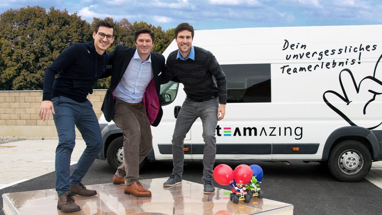 Paul Stanzenberger, Maximilian Seidel, Andreas Mairold (v.l.n.r.). ª Teamazing