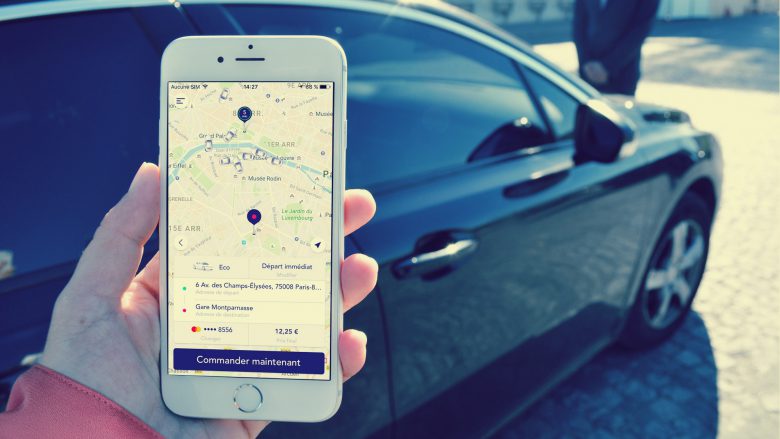 Die App von Chauffeur Prive. © Chauffeur Prive