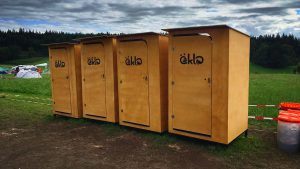 Die öKlo-Toiletten im Einsatz. © öKlo.at