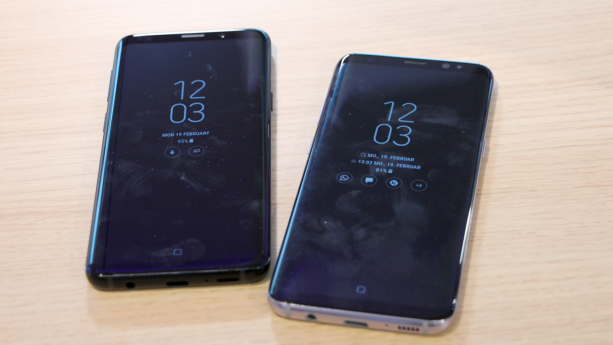 Das Samsung Galaxy S9 neben dem Samsung Galaxy S8. © Trending Topics