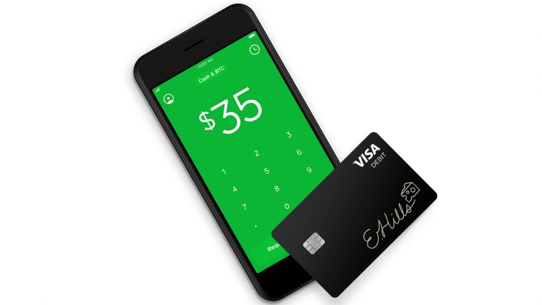 Die Cash App von Square unerstützt BTC. © Square