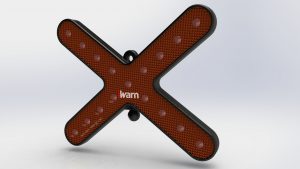 21 LED sollen iWarn zu einer der effektivsten Warnleuchten machen. © iWarn