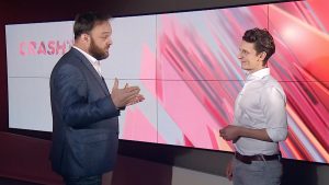 updatemi-CEo Michael Hirschbrich vs. Thomas Meyer von Swat.io. © Puls 4