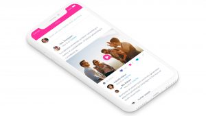 Entwurf der SocialX-App. © SocialX