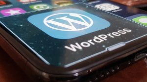 Wordpress am iPhone. © Sara Grasel