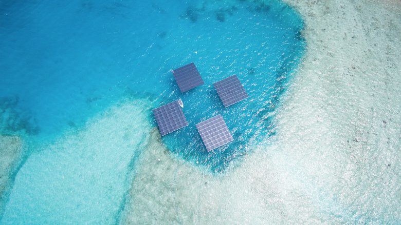 Swimsol-Plattformen auf den Malediven. © Swimsol