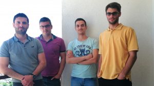 Jetmir Halimi (links) und sein Team von Trekandi sind das erste Fintech aus dem Kosovo. ©Trekandi