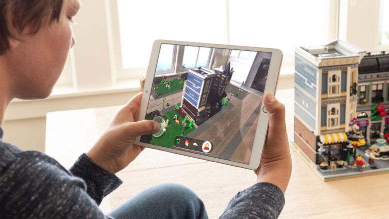 Augmented Reality am iPad. © Apple