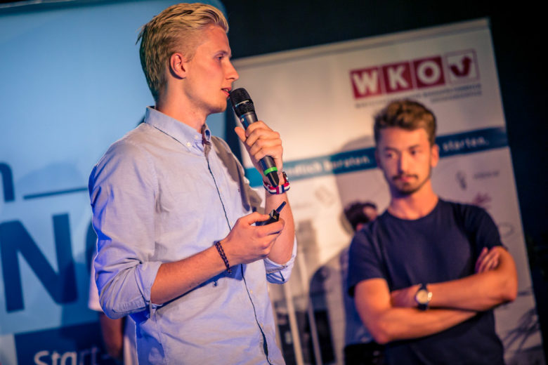 Enzo Duit und Simon Hasenauer von Warrify. © David Bitzan