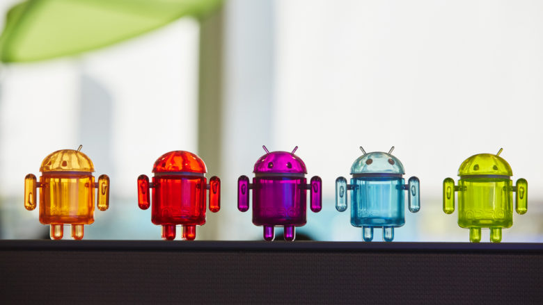 Android-Figuren, die niedliche Art. © Google