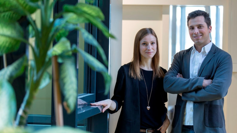 Evi Jesacher und Bastian Rüther von Carbomed. © Carbomed