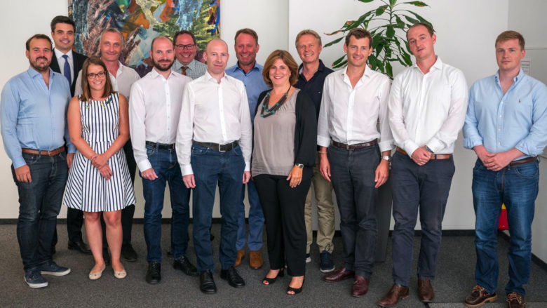 Das FramDok-Team und seine Investoren. © PrimeCrowd