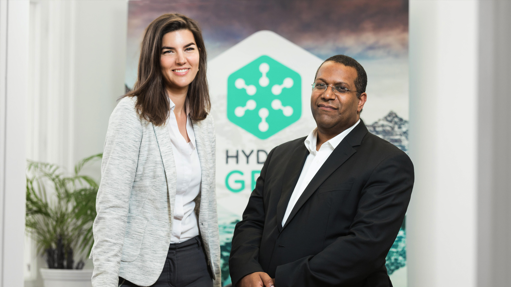 Janice Goodenough (CEO) und Kiran Madisetti (COO) von Hydrogrid. © Hydrogrid