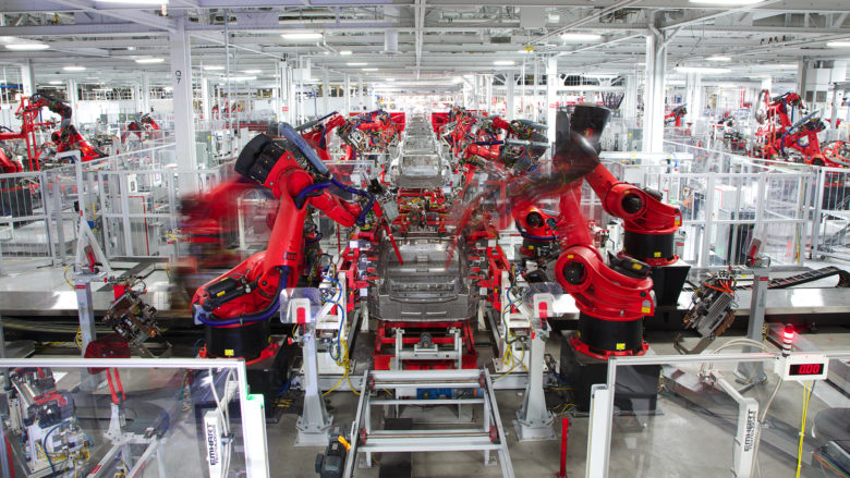 Tesla-Fabrik in Fremont, USA. © Tesla Motors