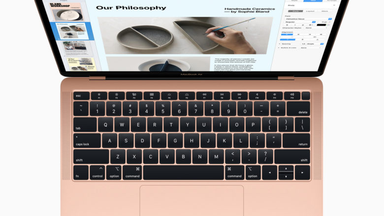 Apples MacBook Air in Rosa. © Apple