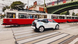 Der BMW i3 in Wien. © DriveNow