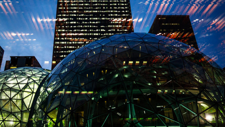 Die Amazon Spheres beim Hauptsitz in Seattle. © Amazon